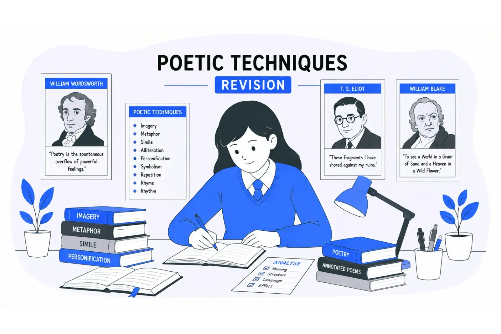 Poetic Techniques Revision Quiz: English Literature